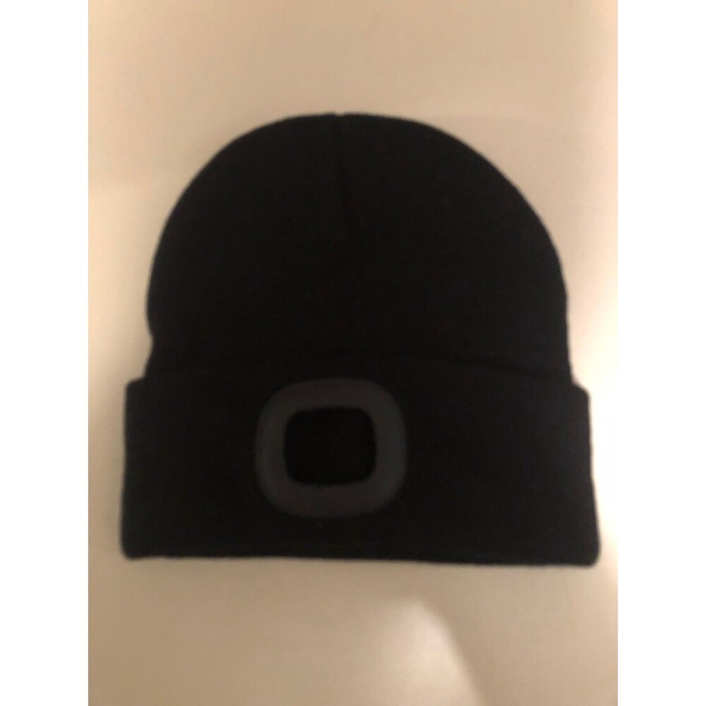 Black Beanie with Bluetooth Holder NWOT